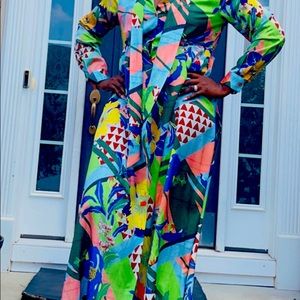 Bold & Beautiful Print Maxi Dress